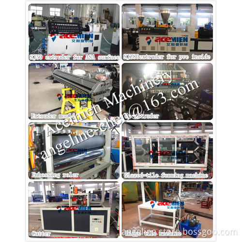 roof tile production line save material/labor cost